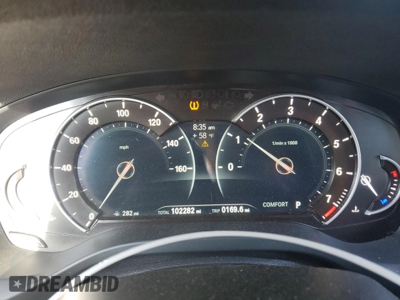 2018 BMW X3 xDrive30i with VIN 5UXTR9C55JLD65984, listed as a Copart auction lot 54907385 with 102,282 mi miles and Salvage Title. Bid and sale history available at DreamBid. Image 9.