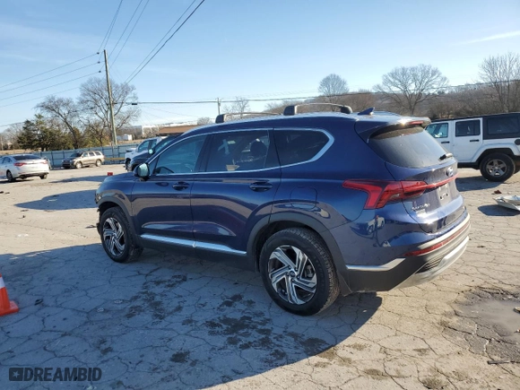 2022 Hyundai Santa Fe SEL with VIN 5NMS24AJ8NH477865, listed as a Copart auction lot 43691395 with 59,686 mi miles and Clean Title. Bid and sale history available at carsss.com. Image 2.
