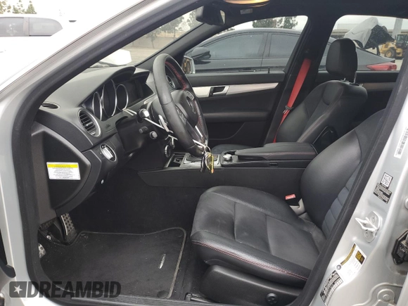 2014 Mercedes-Benz C 250 Sport with VIN WDDGF4HB3EG219016, listed as a Copart auction lot 53825925 with 99,534 mi miles and Salvage Title. Bid and sale history available at DreamBid. Image 7.