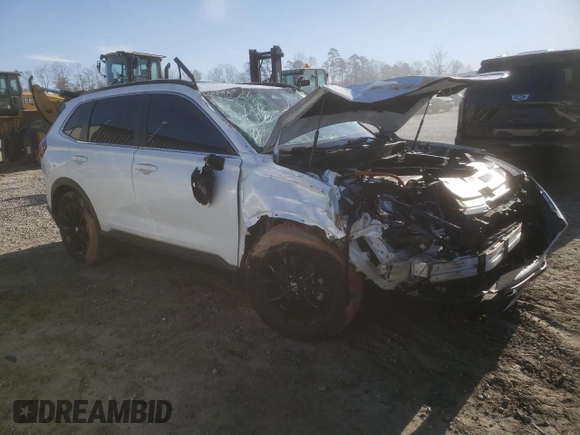 2024 Honda CR-V Sport-L with VIN 7FARS5H85RE009398, listed as a Copart auction lot 46808605 with 23,926 mi miles and Salvage Title. Bid and sale history available at DreamBid. Image 4.