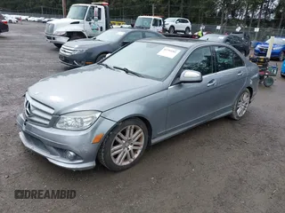 2009 Mercedes-Benz C-Class 3.0L Sport with VIN WDDGF54X19R079114, listed as a IAAI auction lot 41793301 with Not Provided miles. Bid and sale history available at carsss.com. Image 2.