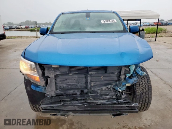 2021 Chevrolet Colorado 2WD LT with VIN 1GCGSCEN5M1141323, listed as a Copart auction lot 53894755 with 118,224 mi miles and Salvage title. Bid and sale history available at DreamBid. Image 5.