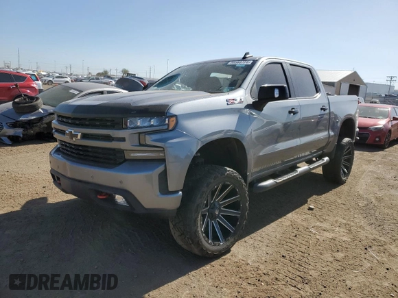2021 Chevrolet Silverado 1500 RST with VIN 3GCUYEED1MG310162, listed as a Copart auction lot 56568724 with 42,557 mi miles and Salvage Title. Bid and sale history available at carsss.com. Image 1.