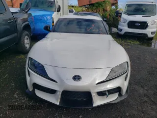 2023 Toyota GR Supra 3.0 with VIN WZ1DB0G07PW057130, listed as a Copart auction lot 79969234 with 9,512 mi miles and Salvage Title. Bid and sale history available at carsss.com. Image 5.
