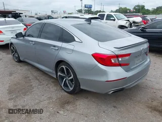2021 Honda Accord Sport with VIN 1HGCV1F39MA073309, listed as a IAAI auction lot 42140600 with 96,551 mi miles and . Bid and sale history available at DreamBid. Image 3.