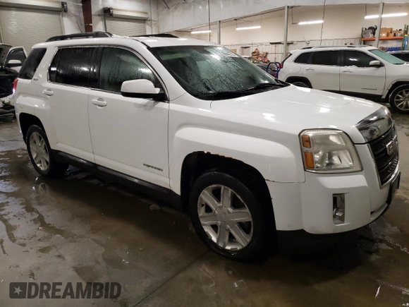 2011 GMC Terrain SLE-2 with VIN 2CTFLTE58B6435919, listed as a Copart auction lot 86442314 with 167,279 mi miles and Salvage Title. Bid and sale history available at carsss.com. Image 4.