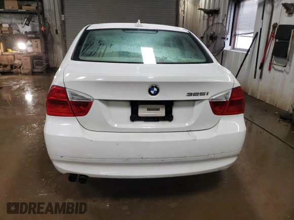 2006 BMW 3 Series 325i with VIN WBAVB13556PT00630, listed as a Copart auction lot 46433895 with 168,688 mi miles and Salvage Title. Bid and sale history available at carsss.com. Image 6.