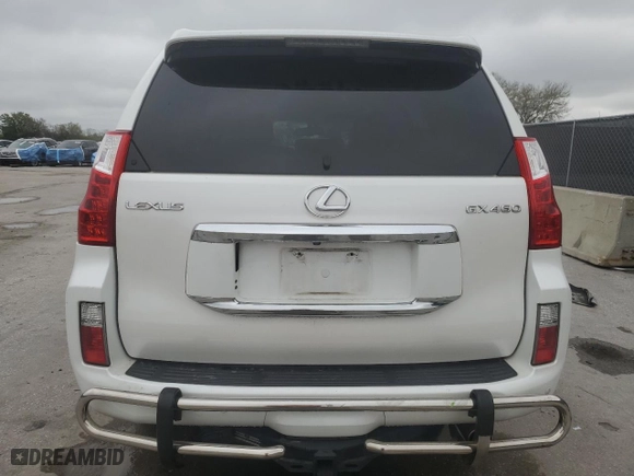 2010 Lexus GX 460 with VIN JTJBM7FX6A5002041, listed as a Copart auction lot 46333545 with 98,117 mi miles and Salvage Title. Bid and sale history available at carsss.com. Image 6.