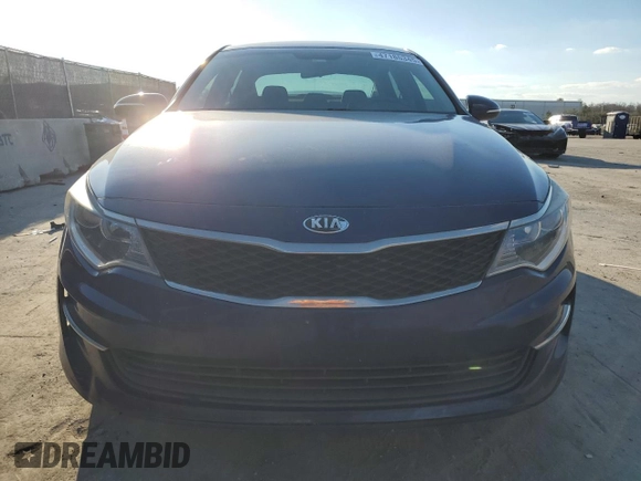 2018 Kia Optima LX with VIN 5XXGT4L35JG254628, listed as a Copart auction lot 47185345 with 103,405 mi miles and Salvage title. Bid and sale history available at DreamBid. Image 5.