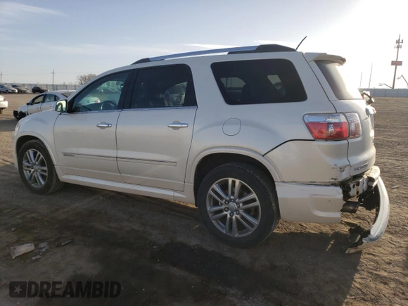 2012 GMC Acadia Denali with VIN 1GKKVTED0CJ335530, listed as a Copart auction lot 48971265 with 119,454 mi miles and Salvage Title. Bid and sale history available at carsss.com. Image 2.