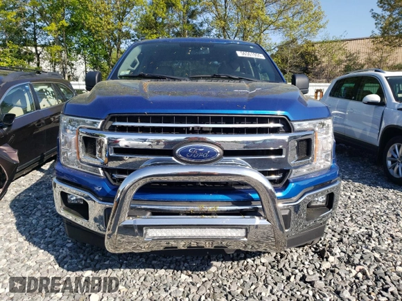 2018 Ford F-150 XL with VIN 1FTEW1EG2JFD55122, listed as a Copart auction lot 56501955 with 91,649 mi miles and Salvage title. Bid and sale history available at DreamBid. Image 5.