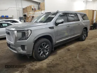 2023 GMC Yukon XL Denali with VIN 1GKS2JKL8PR497602, listed as a Copart auction lot 86982724 with 17,716 mi miles and Salvage Title. Bid and sale history available at carsss.com. Image 1.