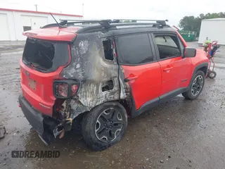 2016 Jeep Renegade Trailhawk with VIN ZACCJBCT8GPD71956, listed as a IAAI auction lot 42244660 with Not provided miles and . Bid and sale history available at DreamBid. Image 4.