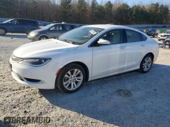 2016 Chrysler 200 Limited with VIN 1C3CCCAB5GN181488, listed as a Copart auction lot 46411695 with 95,348 mi miles and Salvage Title. Bid and sale history available at carsss.com. Image 1.