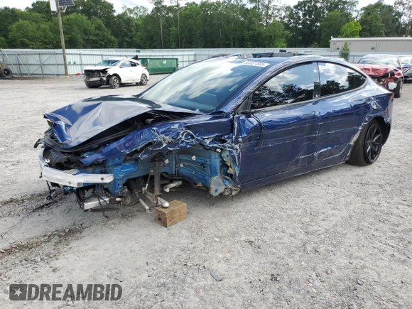 2023 Tesla Model 3 z VIN 5YJ3E1EA6PF692248, wystawiony jako Copart lot #58831805 z przebiegiem 18 607 mil mil oraz Szkoda całkowita • Salvage title. Historia ofert i sprzedaży dostępna na DreamBid. Obrazek 1.