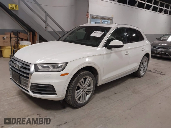 2020 Audi Q5 Premium Plus with VIN WA1BNAFY9L2020361, listed as a IAAI auction lot 41294532 with 41,661 mi miles. Bid and sale history available at carsss.com. Image 17.