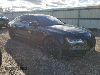 2014 Audi S7 Prestige with VIN WAUW2AFC1EN006649, listed as a Copart auction lot 80269974 with 147,279 mi miles and Salvage Title. Bid and sale history available at carsss.com. Image 4.