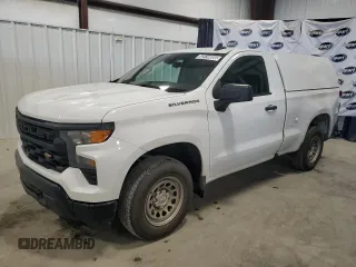 2023 Chevrolet Silverado 1500 Work Truck with VIN 3GCNAAEK1PG351816, listed as a Copart auction lot 52516055 with 196,377 mi miles and Clean Title. Bid and sale history available at carsss.com. Image 1.