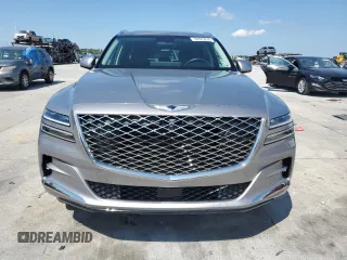 2021 Genesis GV80 with VIN KMUHBDSB0MU036821, listed as a Copart auction lot 56525235 with 56,578 mi miles and Salvage title. Bid and sale history available at DreamBid. Image 5.