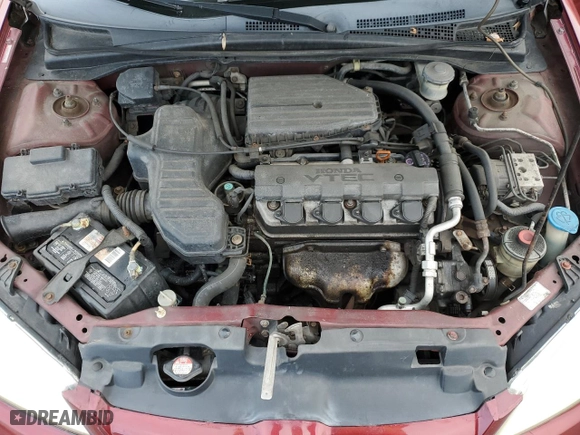 2005 Honda Civic Sdn EX with VIN 2HGES26795H584080, listed as a Copart auction lot 50304035 with 170,029 mi miles and Salvage Title. Bid and sale history available at carsss.com. Image 12.