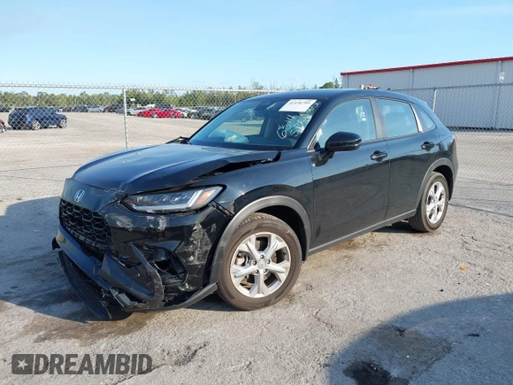 2024 Honda HR-V LX with VIN 3CZRZ1H39RM756514, listed as a IAAI auction lot 41530795 with 10,013 mi miles. Bid and sale history available at carsss.com. Image 2.