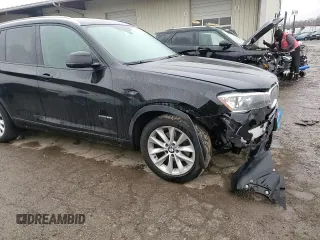 2017 BMW X3 xDrive28i with VIN 5UXWX9C33H0T25235, listed as a Copart auction lot 43625065 with 116,360 mi miles and Salvage Title. Bid and sale history available at DreamBid. Image 12.