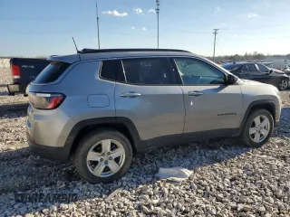 2022 Jeep Compass Latitude с VIN 3C4NJDBB1NT164487, выставлен на аукционе Copart как лот 46248215 с пробегом 39 276 миль миль и Списание • Salvage title. История ставок и продаж доступна на DreamBid. Изображение 3.