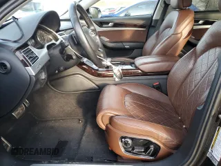 2013 Audi S8 with VIN WAUD2AFDXDN007961, listed as a Copart auction lot 45723835 with 57,477 mi miles and Salvage Title. Bid and sale history available at carsss.com. Image 7.