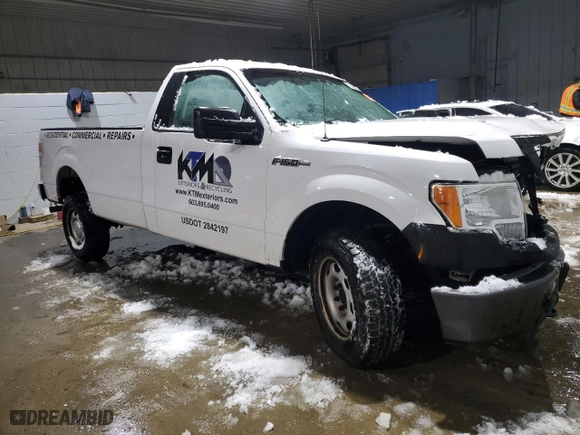 2014 Ford F-150 XL with VIN 1FTMF1EM7EKD78295, listed as a Copart auction lot 84000984 with 269,566 mi miles and Salvage Title. Bid and sale history available at carsss.com. Image 4.