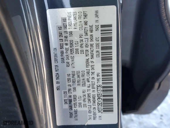 2021 Mazda CX-9 Grand Touring with VIN JM3TCBDY3M0513739, listed as a Copart auction lot 88504665 with 60,240 mi miles and Salvage Title. Bid and sale history available at carsss.com. Image 15.