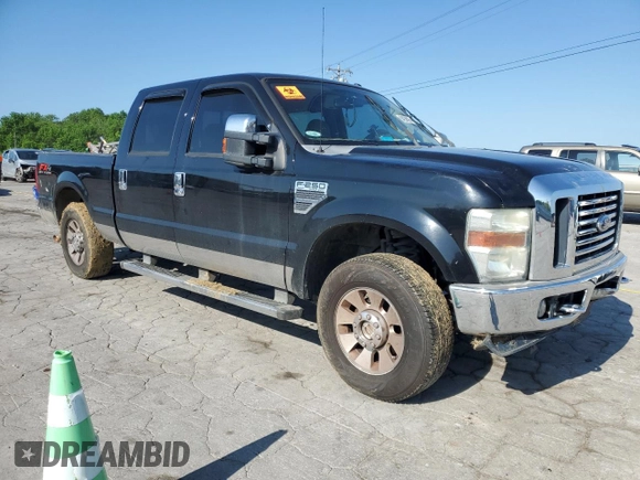2010 Ford F-250 XL with VIN 1FTSW2B54AEB08685, listed as a Copart auction lot 54236555 with 205,897 mi miles and Salvage title. Bid and sale history available at DreamBid. Image 4.