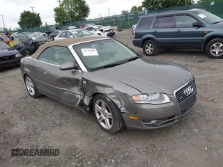2008 Audi A4 2.0T with VIN WAUDF48H18K007621, listed as a IAAI auction lot 42744708 with 128,245 mi miles and . Bid and sale history available at DreamBid. Image 1.