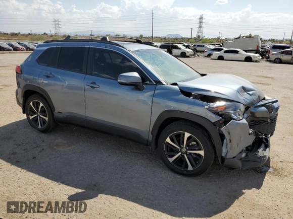 2024 Toyota Corolla Cross Hybrid S with VIN 7MUFBABG3RV033207, listed as a Copart auction lot 63455855 with 24,517 mi miles and Salvage title. Bid and sale history available at DreamBid. Image 4.