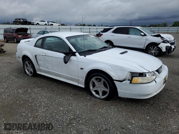 2000 Ford Mustang GT with VIN 1FAFP42X5YF124562, listed as a Copart auction lot 56029505 with 85,451 mi miles and Salvage Title. Bid and sale history available at DreamBid. Image 4.