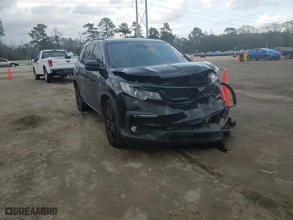 2021 Honda Pilot Special Edition with VIN 5FNYF5H29MB022140, listed as a Copart auction lot 45154055 with 87,294 mi miles and Salvage Title. Bid and sale history available at carsss.com. Image 11.