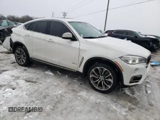 2016 BMW X6 xDrive50i with VIN 5UXKU6C58G0R34469, listed as a Copart auction lot 38713584 with 93,239 mi miles. Bid and sale history available at carsss.com. Image 4.