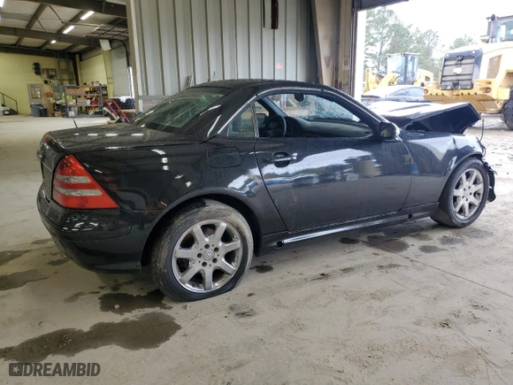 2001 Mercedes-Benz SLK-Class Kompressor with VIN WDBKK49F31F232414, listed as a Copart auction lot 78304774 with 0 mi miles and Salvage Title. Bid and sale history available at carsss.com. Image 3.