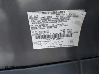 2015 Ford Taurus SEL with VIN 1FAHP2E87FG156969, listed as a IAAI auction lot 42506157 with 99,184 mi miles and . Bid and sale history available at DreamBid. Image 9.