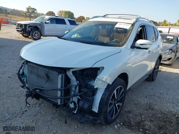 2017 Nissan Rogue SV with VIN 5N1AT2MV4HC857943, listed as a IAAI auction lot 40675317 with 30,638 mi miles. Bid and sale history available at carsss.com. Image 17.