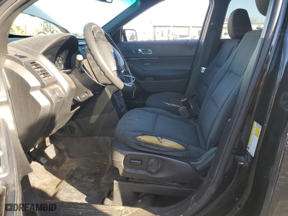 2016 Ford Utility Police Interceptor with VIN 1FM5K8AT3GGC36758, listed as a Copart auction lot 88991505 with 89,192 mi miles and Clean Title. Bid and sale history available at carsss.com. Image 7.