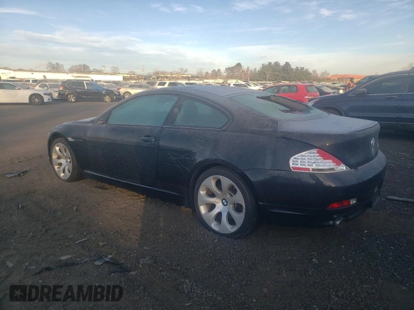 2006 BMW 6 Series 650Ci with VIN WBAEH13466CR51083, listed as a Copart auction lot 88897625 with 138,958 mi miles and Salvage Title. Bid and sale history available at carsss.com. Image 2.