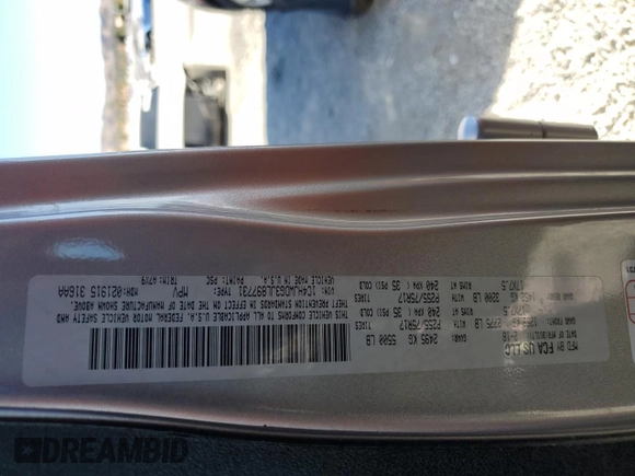 2018 Jeep Wrangler Unlimited Sport S с VIN 1C4HJWDG3JL897731, выставлен на аукционе Copart как лот 41626735 с пробегом 111 857 миль миль и Списание • Salvage title. История ставок и продаж доступна на DreamBid. Изображение 12.