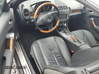 2010 Mercedes-Benz SLK with VIN WDBWK5JA7AF228325, listed as a Copart auction lot 55966235 with 41,728 mi miles and Salvage title. Bid and sale history available at DreamBid. Image 8.
