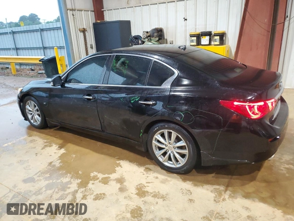2015 Infiniti Q50 Premium with VIN JN1BV7AP6FM350140, listed as a Copart auction lot 56067465 with 125,241 mi miles and Salvage title. Bid and sale history available at DreamBid. Image 2.