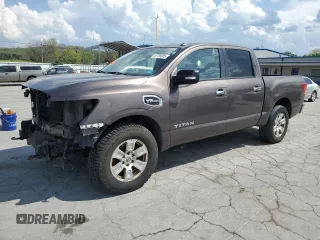 2017 Nissan Titan SV with VIN 1N6AA1EJ8HN522119, listed as a Copart auction lot 52708905 with 139,582 mi miles and Salvage Title. Bid and sale history available at DreamBid. Image 1.