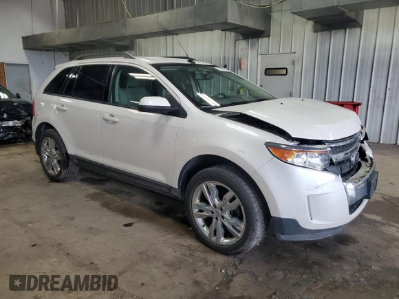 2014 Ford Edge SEL z VIN 2FMDK4JC9EBB53117, wystawiony jako Copart lot #61017115 z przebiegiem 118 071 mil mil oraz Nie do naprawy • Non repairable. Historia ofert i sprzedaży dostępna na DreamBid. Obrazek 4.