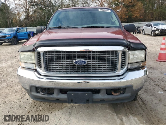 2003 Ford Excursion XLT with VIN 1FMNU41S63ED13428, listed as a Copart auction lot 81823804 with 219,056 mi miles and Salvage Title. Bid and sale history available at DreamBid. Image 5.