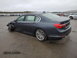 2016 BMW 7 Series 750i xDrive with VIN WBA7F2C57GG415427, listed as a Copart auction lot 36699423 with 0 mi miles. Bid and sale history available at carsss.com. Image 2.