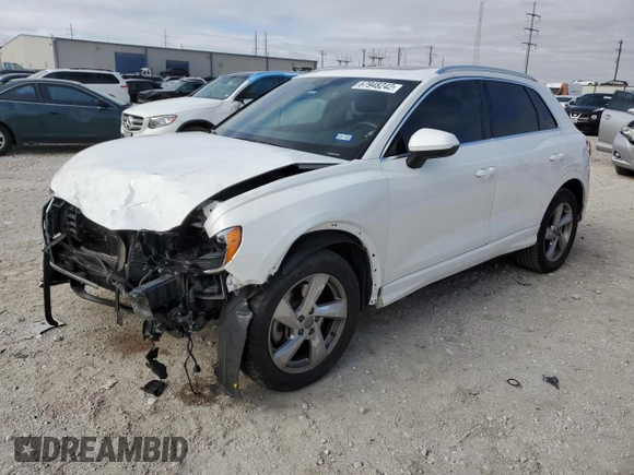 2019 Audi Q3 Premium with VIN WA1AECF3XK1084053, listed as a Copart auction lot 67948242 with 39,954 mi miles. Bid and sale history available at carsss.com. Image 1.