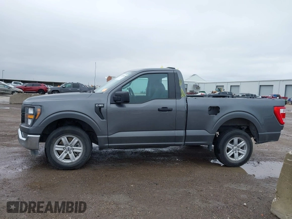 2023 Ford F-150 XL with VIN 1FTMF1C58PKF77242, listed as a IAAI auction lot 41559887 with 25,576 mi miles and . Bid and sale history available at carsss.com. Image 14.